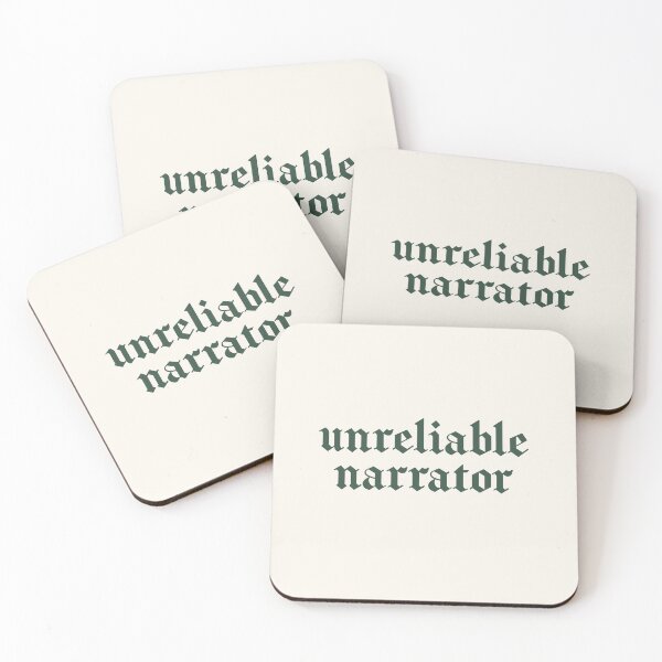 Item preview, Unreliable Narrator - Gothic Literary Aesthetic Typography designed and sold by CranberrySodaCo.