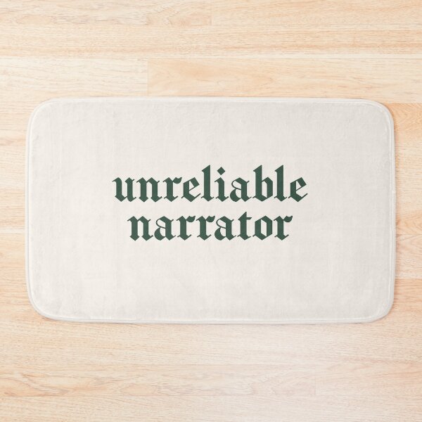 Item preview, Unreliable Narrator - Gothic Literary Aesthetic Typography designed and sold by CranberrySodaCo.