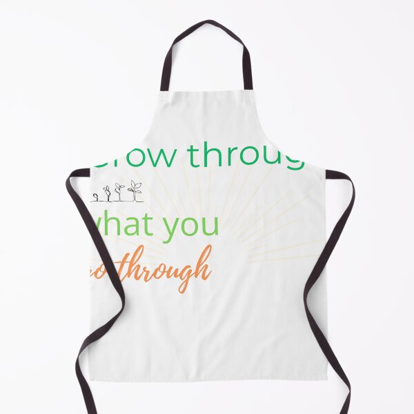 Item preview, Grow Through What You Go Through – Plant Quote Design designed and sold by M8K4.