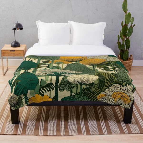 Item preview, Whimsical Forest Flora Art Vintage Botanical Pattern designed and sold by Altered Pixels.