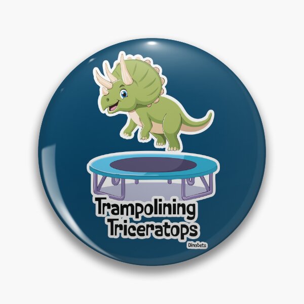 Item preview, Trampolining Triceratops Dinobets designed and sold by peterdy.