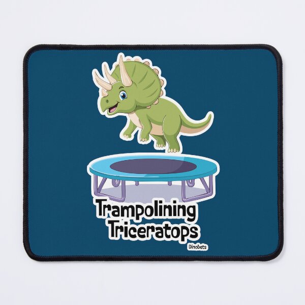 Item preview, Trampolining Triceratops Dinobets designed and sold by peterdy.