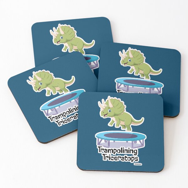 Item preview, Trampolining Triceratops Dinobets designed and sold by peterdy.