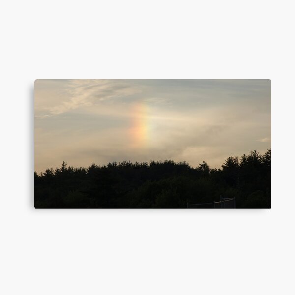 sundog at sunset Canvas Print