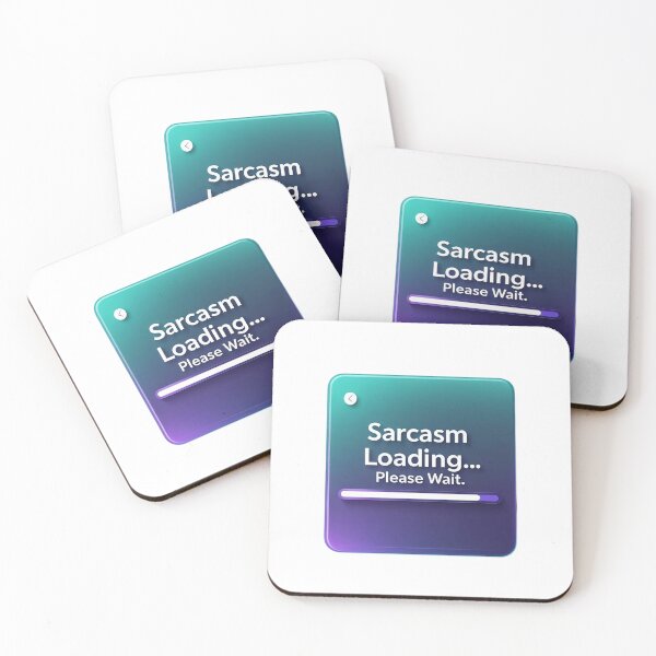 Item preview, Sarcasm Loading Please Wait Funny Attitude Progress Bar Sticker designed and sold by dariadov.