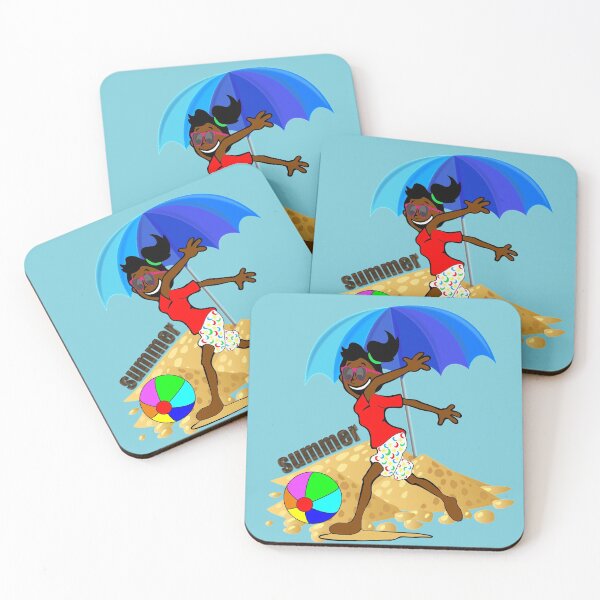 Item preview, Little girl summer beach sun sand designed and sold by Astralia.