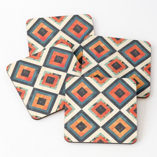Item preview, Southwest Diamond Boho Pattern — Rustic Tribal Geometric Tile designed and sold by Verbul.