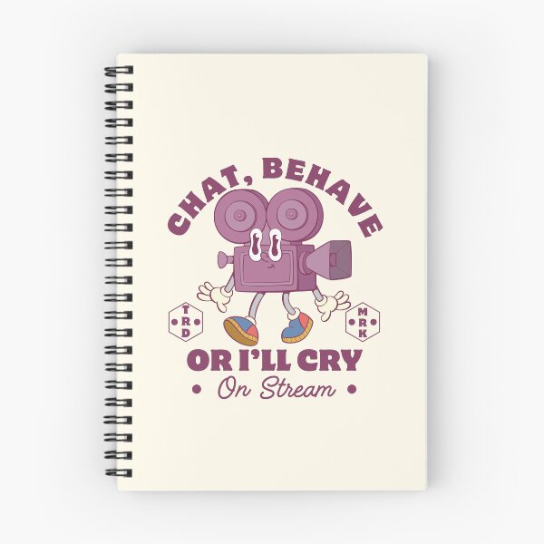 Item preview, Chat, behave or I'll cry on stream designed and sold by Peerless-Prime.