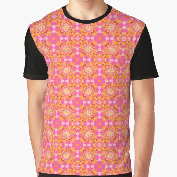 patterns art pattern floral seamless colorful repeat Graphic T-Shirt