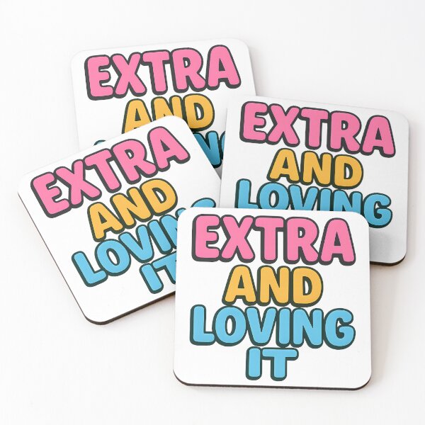 Item preview, Extra And Loving It – Bold Pride Art - LGBTQ Stickers designed and sold by Haus Of Sin.