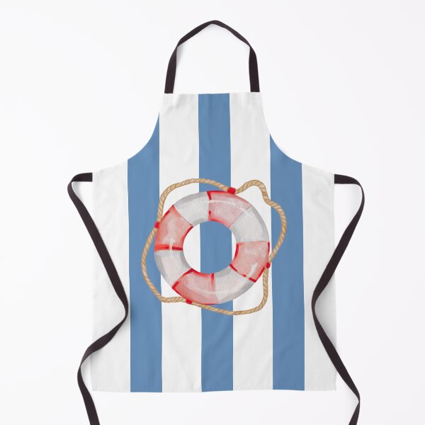 Item preview, Blue Nautical Vibe lifebuoy designed and sold by GrifonJ.