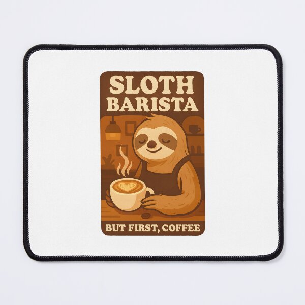 Item preview, Slothpresso Dreams – Cozy Café Vibes designed and sold by inkNext.