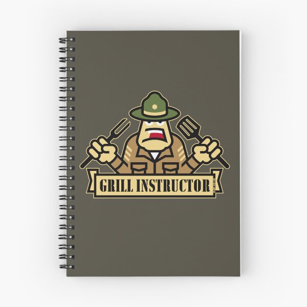 Item preview, Grill Instructor (Grilling / BBQ / Barbecue / Outline) designed and sold by Roderix.
