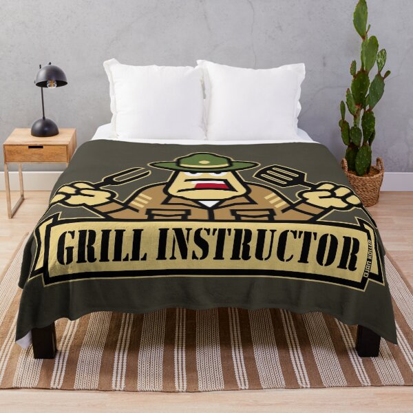 Item preview, Grill Instructor (Grilling / BBQ / Barbecue / Outline) designed and sold by Roderix.