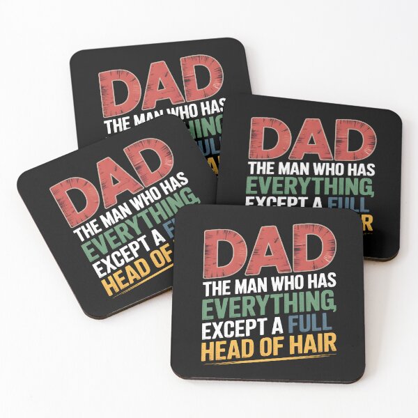 Item preview, Funny Bald Dad Father’s Day Dad The Man Who Has Everything Except A Full Head Of Hair Gift For Father designed and sold by Zayavca.