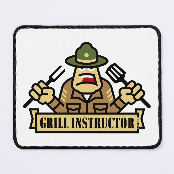 Item preview, Grill Instructor (Grilling / BBQ / Barbecue) designed and sold by Roderix.