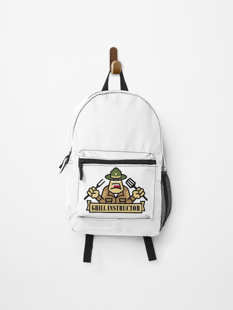 Thumbnail 1 of 3, Backpack, Grill Instructor (Grilling / BBQ / Barbecue) designed and sold by Roderix.
