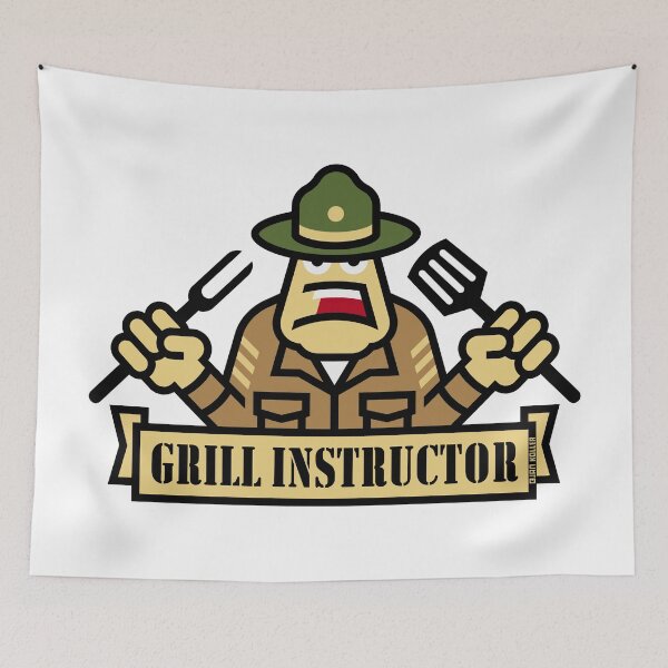 Artikelvorschau, Grill Instructor (Grillen / BBQ / Barbecue) entworfen und verkauft von Roderix.