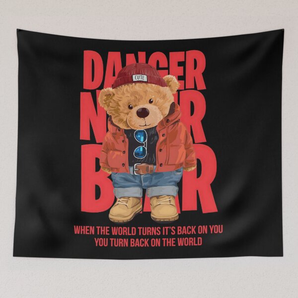 Item preview, Urban Bear Swagger: Danger Never Sleep designed and sold by DarylWelsh2024.