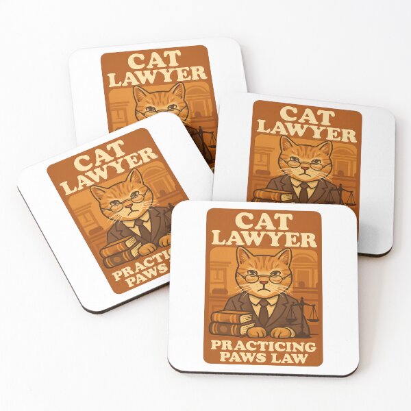Item preview, Paws of Justice – The Cat Attorney designed and sold by inkNext.