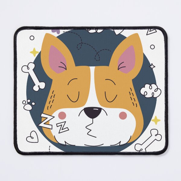 Item preview, Sleeping Corgi - Sweet Dreams Dog Illustration designed and sold by DoggoSay.