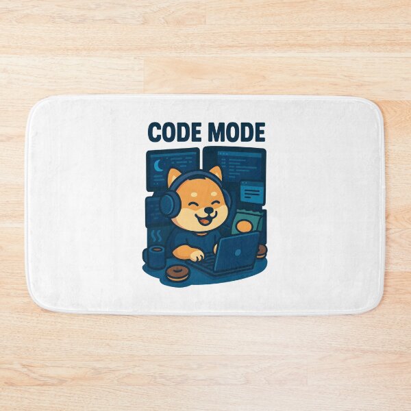 Item preview, Midnight Coding Shiba – Dev Mode On designed and sold by inkNext.