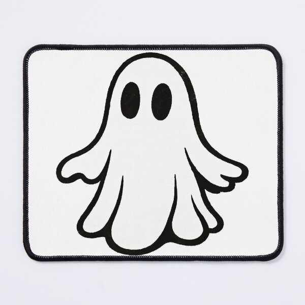 Item preview, Cute Minimalist White Ghost Illustration designed and sold by ArtfulWeave.