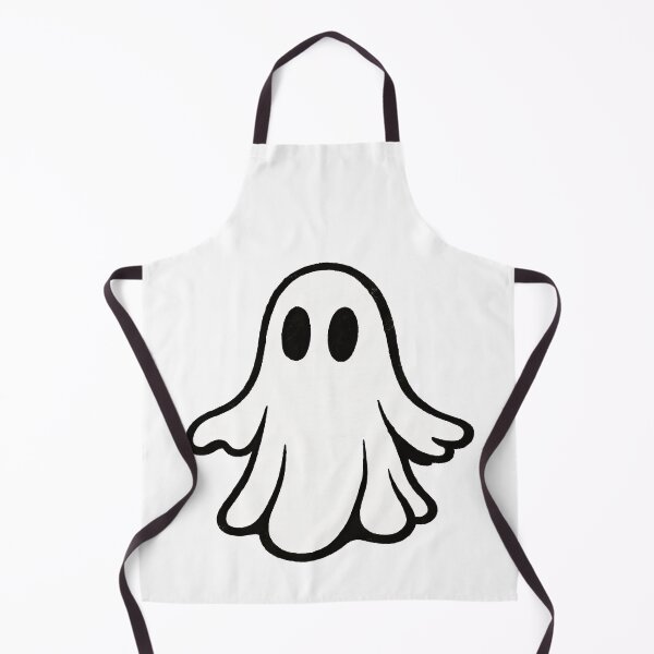 Item preview, Cute Minimalist White Ghost Illustration designed and sold by ArtfulWeave.