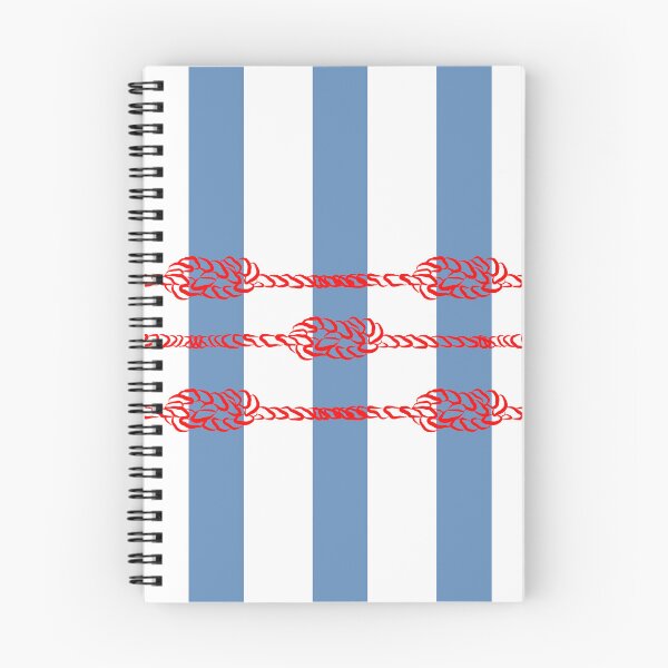 Item preview, Red Nautical Vibe Knot Blue Strips designed and sold by GrifonJ.