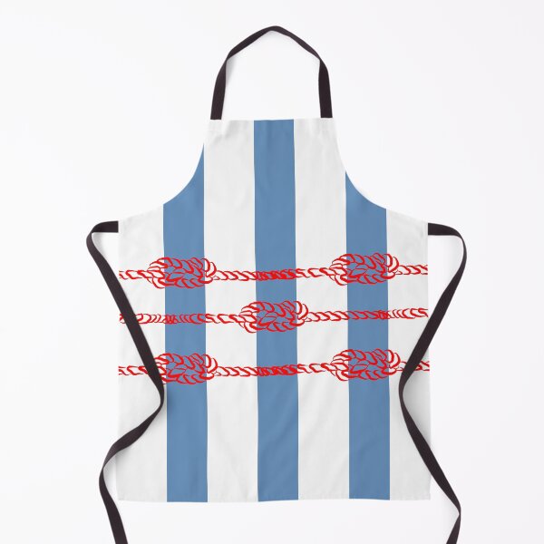 Item preview, Red Nautical Vibe Knot Blue Strips designed and sold by GrifonJ.