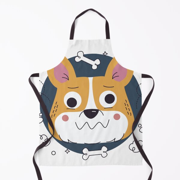 Item preview, Puzzled Corgi - Confused Dog Face Illustration designed and sold by DoggoSay.