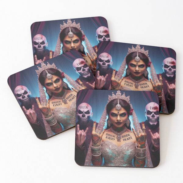 Item preview, Rock Bride Indian Skull designed and sold by Voodoo Store Paranormal Collections.