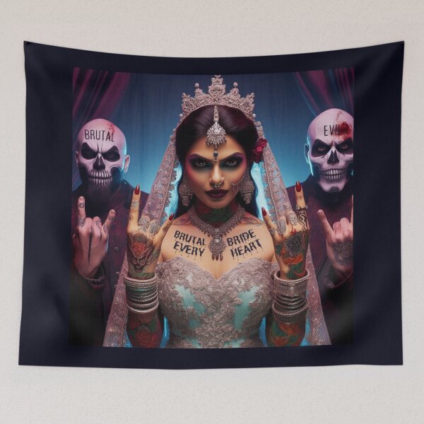 Item preview, Rock Bride Indian Skull designed and sold by Voodoo Store Paranormal Collections.
