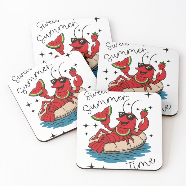 Item preview, Funny Sweet Summer Time Lobster, Beach Summer Strawberry Saying designed and sold by Run to Creations.