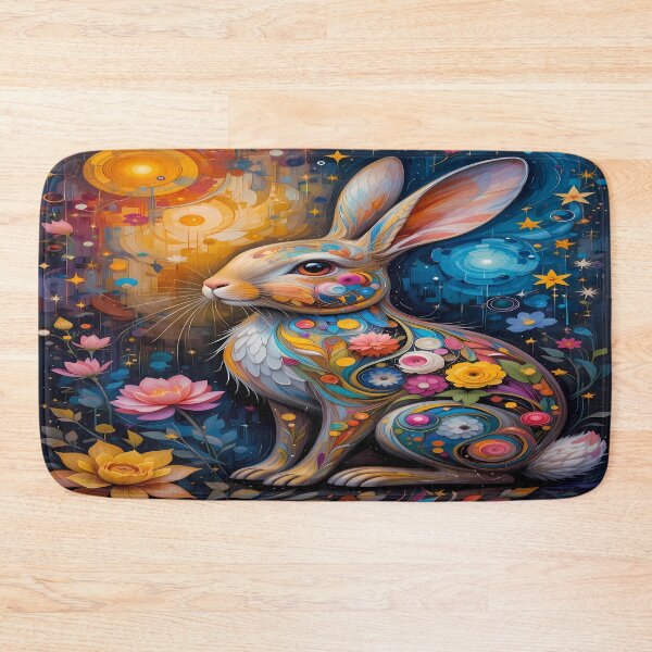 Item preview, Cosmic Rabbit – Mystical Artwork designed and sold by PawPrintStyles.