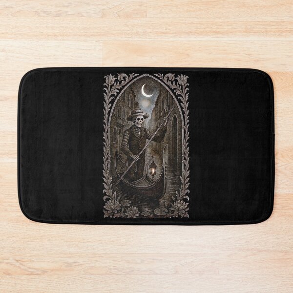 Item preview, Moonlit Skeleton Gondolier of Venice designed and sold by Shoot-The-Moon.