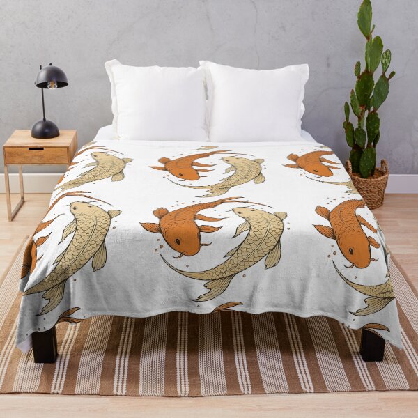 Item preview, Yin Yang Koi Fish Harmony Illustration designed and sold by ArtfulWeave.