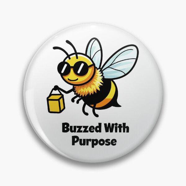 Item preview, Buzzed With Purpose designed and sold by FreshArtFusion.