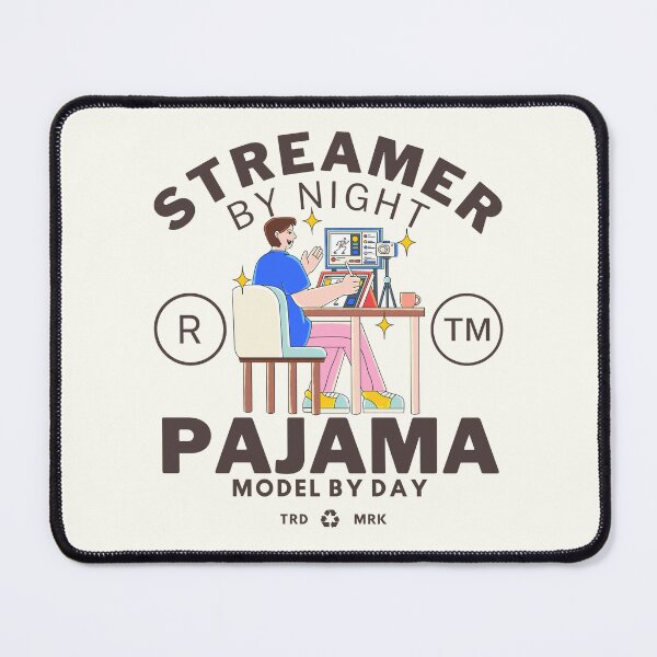 Item preview, Streamer by night, pajama model by day designed and sold by Peerless-Prime.