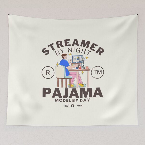 Item preview, Streamer by night, pajama model by day designed and sold by Peerless-Prime.