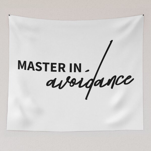 Item preview, Master in Avoidance – A Degree in Dodging Life’s Responsibilities designed and sold by ReggieDior.