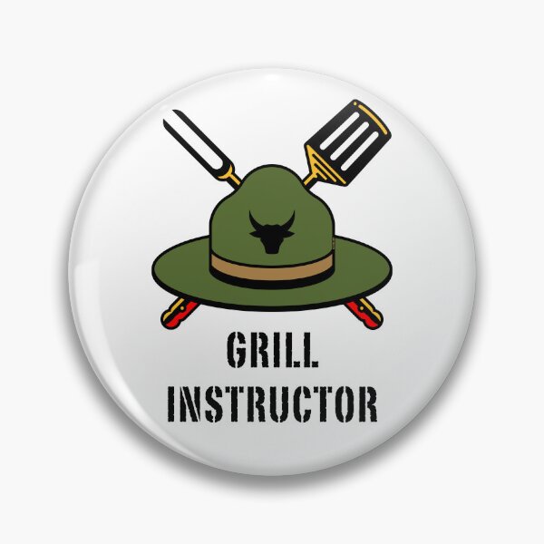 Item preview, Grill Instructor (Grilling / BBQ / Barbecue / Hat / POS) designed and sold by MrFaulbaum.