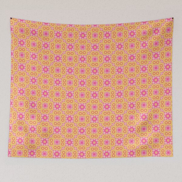 Item preview, floral pattern art colorful seamless repeat designed and sold by Abrahamjrnd.