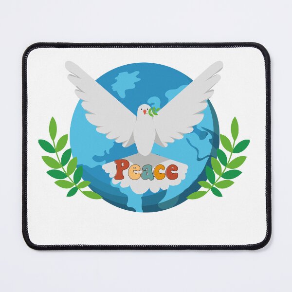 Item preview, Dove of Peace Over a United Earth design designed and sold by Relevant Merch.