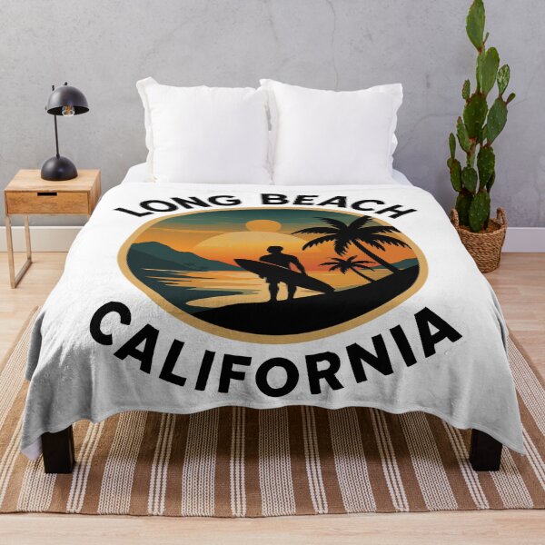Item preview, Long Beach – California (with Black Lettering) designed and sold by VelvetRoom.