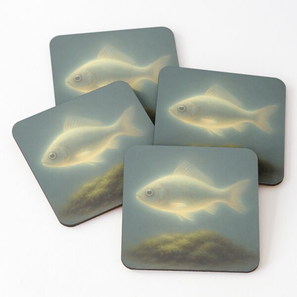 Item preview,  Glowing Fish in Dreamy Underwater Scene designed and sold by SassyArtistry.