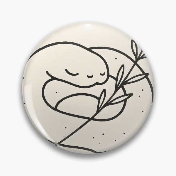 Item preview,  Minimal Snake Hugging Herb Line Art designed and sold by SassyArtistry.