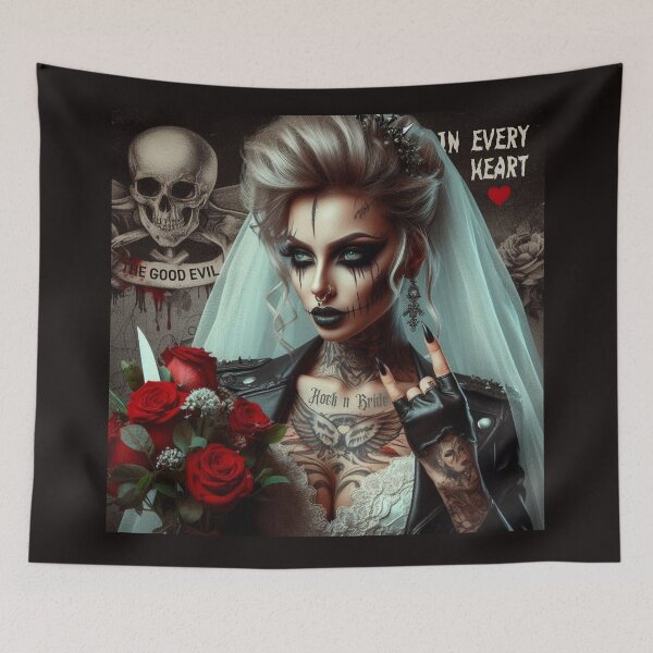 Item preview, Gothic Bride Stitched Rose designed and sold by Voodoo Store Paranormal Collections.