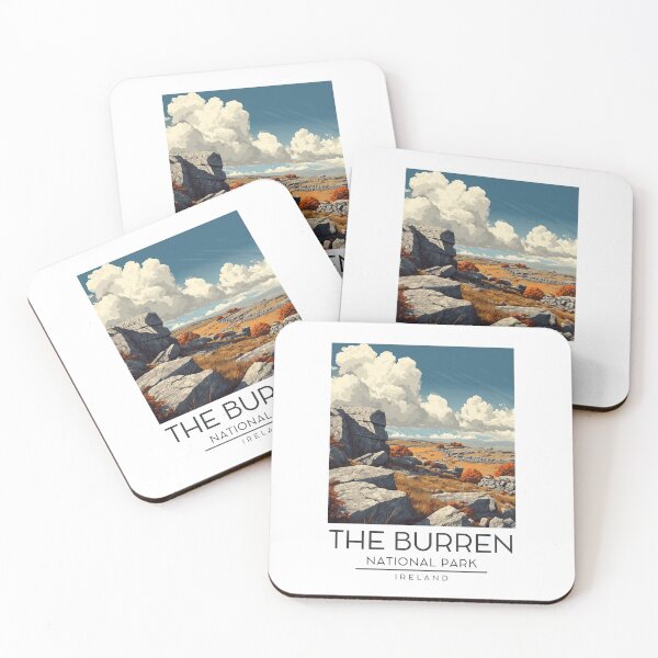 Item preview, A Vintage Illustration of The Burren National Park - Ireland  designed and sold by GoodOldVintage.