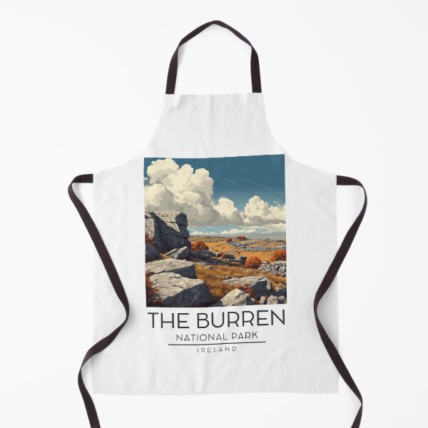 Item preview, A Vintage Illustration of The Burren National Park - Ireland designed and sold by GoodOldVintage.